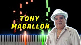 Tony Magallon y los Magallones Senderito de Amor Piano Cover Midi tutorial Sheet app  Karaoke