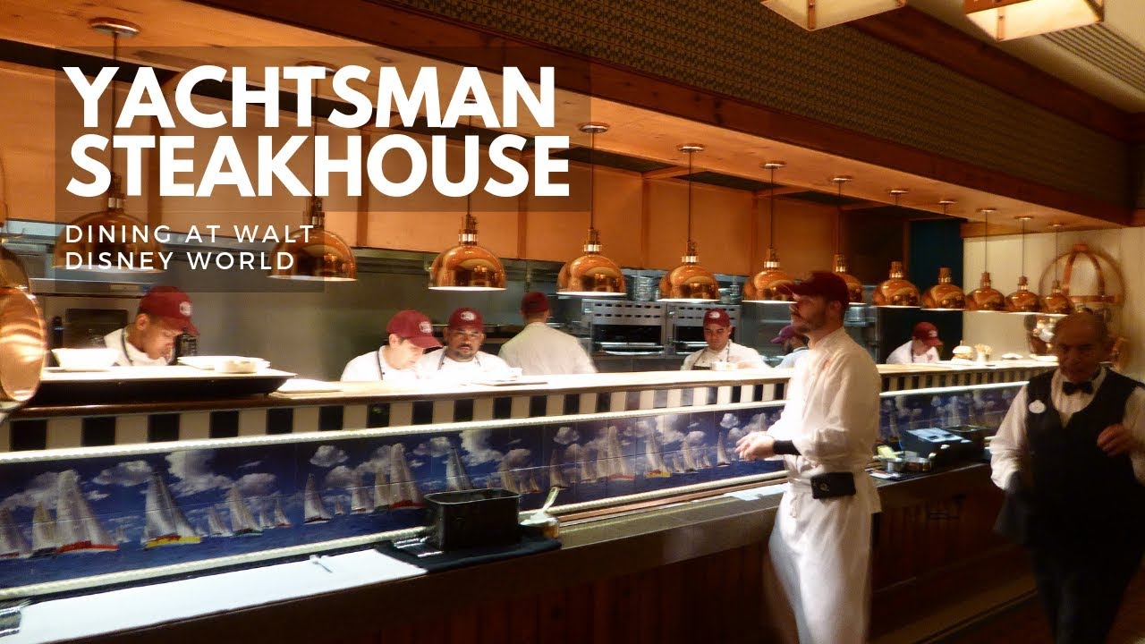 Yachtsman Steakhouse Full Dining Experience Walt Disney World YouTube