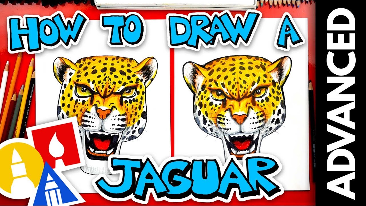 jaguar drawing for kids