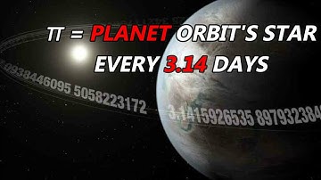 PI  PLANET ALIEN WORLD TAKES 3.14 DAYS TO ORBITS IT