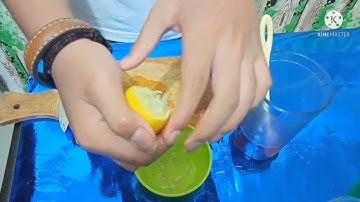 Procedure Text - How To Make Iced Lemon Tea