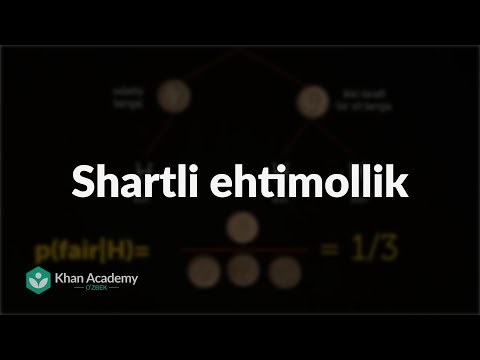 Video: Shartli ehtimollik funksiyasi nima?