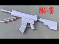 How to make paper m4 16 gun | origami paper gun tutorial