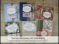 Too Cool Stamping LIVE Class Replay   Retiring Designer Series Paper