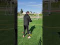 Details of the disciplined first touch in soccer
