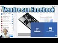 Apprendre  vendre sur la marketplace facebook augmenter ses ventes et clients