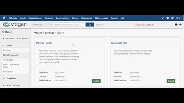 vTiger 6 Module Extension Feature