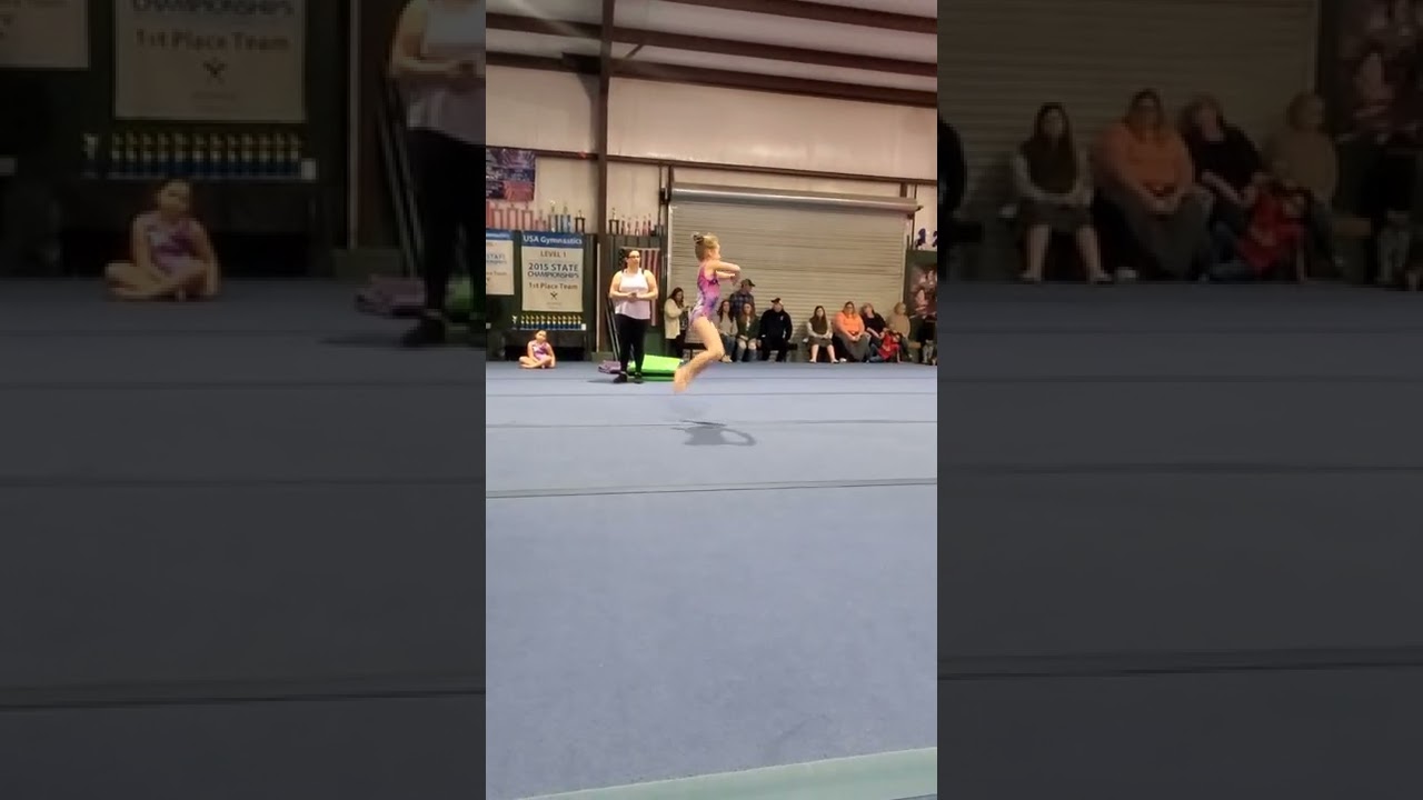 Gymnastics routine