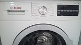 Bosch Wat24480tr Camasir Makinesi Sikma Sesi Youtube