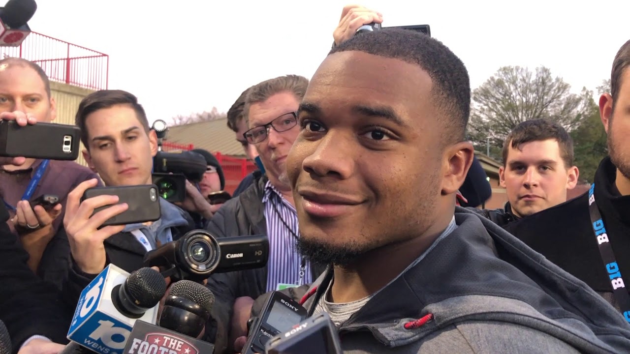 J.K. Dobbins discusses Ohio State's 5251 win over Maryland YouTube
