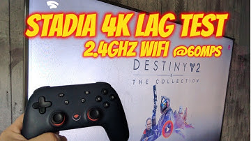 Google Stadia 4K Lag Test Destiny 2