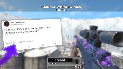 I HIT MY FIRST TRICKSHOT ON BO1 PLUTONIUM! (BO1 Plutonium Trickshotting)