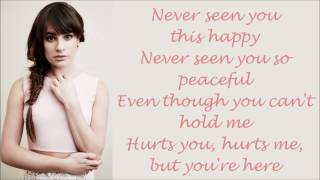 Video thumbnail of "Lea Michele ~ Hey You ~ Lyrics"