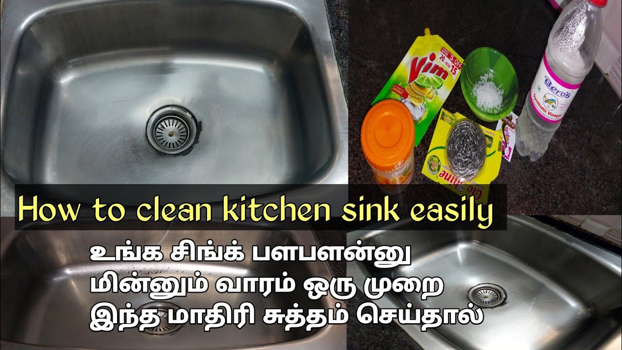 sink bad smell cleaning tamilsink white mark remove tipssink weekly