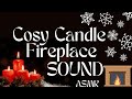 Cozy Candle Crackling ASMR: Fireside Ambiance for Relaxation