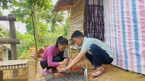 Floor repair with village chief Hoang_Ly Tieu Yen