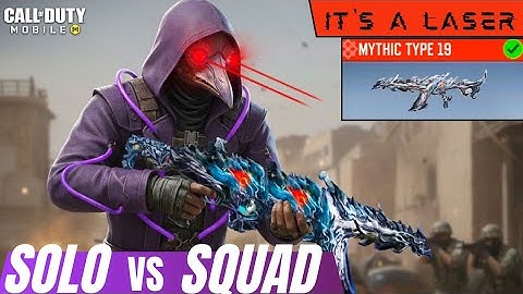 MYTHIC TYPE 19 IS A LASER | SOLO VS SQUAD | WITCH DOCTOR CODM #codmbr #callofdutymobile #fypシ 