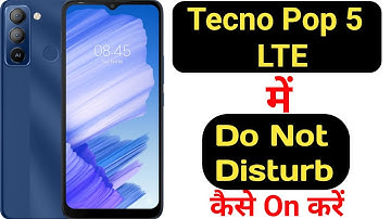 How to enable Do not disturb mode in Tecno Pop 5 LTE || Tecno Pop 5 LTE do not disturb ||