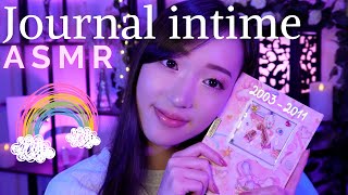 ASMR 💘 Je te lis mon JOURNAL INTIME (enfance, adolescence, collège...) triggers & chuchotements ☁️