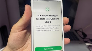 Fix whatsapp not working in iphone 6 / 6 plus ! Ios 12 version not supporte Whatsapp messenger fix !
