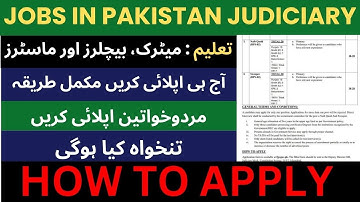 Federal Judiciary Jobs 2025 🔥 Big Recruitment Announced | Apply Online | All Pakistan Eligible