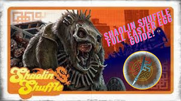SHAOLIN SHUFFLE FULL EASTER EGG GUIDE ( INFINITE WARFARE ZOMBIES EASTER EGG TUTORIAL )