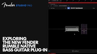 Exploring The New Fender Rumble Native B Guitar Plug-In Fender Studio