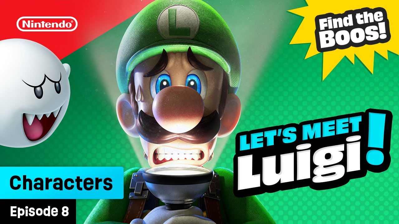 Meet Luigi: Mario’s Brother and Nervous Hero 💚 | Boo Seek and Find ...