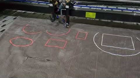 1810 vision camera and projector laser cutting machine for fabric cutting