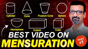 📏 Mensuration - Volume and Surface Area Part 1| CDS Maths | TA Maths  | Maths Playlist | Somesh Jain