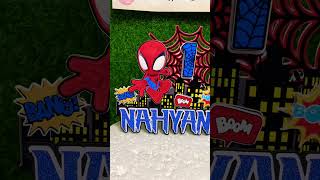 Spidey cake topper #caketopper #caketoppers #cake #superhero  #cricut #cricutmade #silhouettecameo