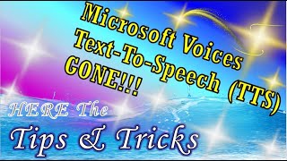 Fix The Missing Microsoft Voice In Text-To-Speech Program