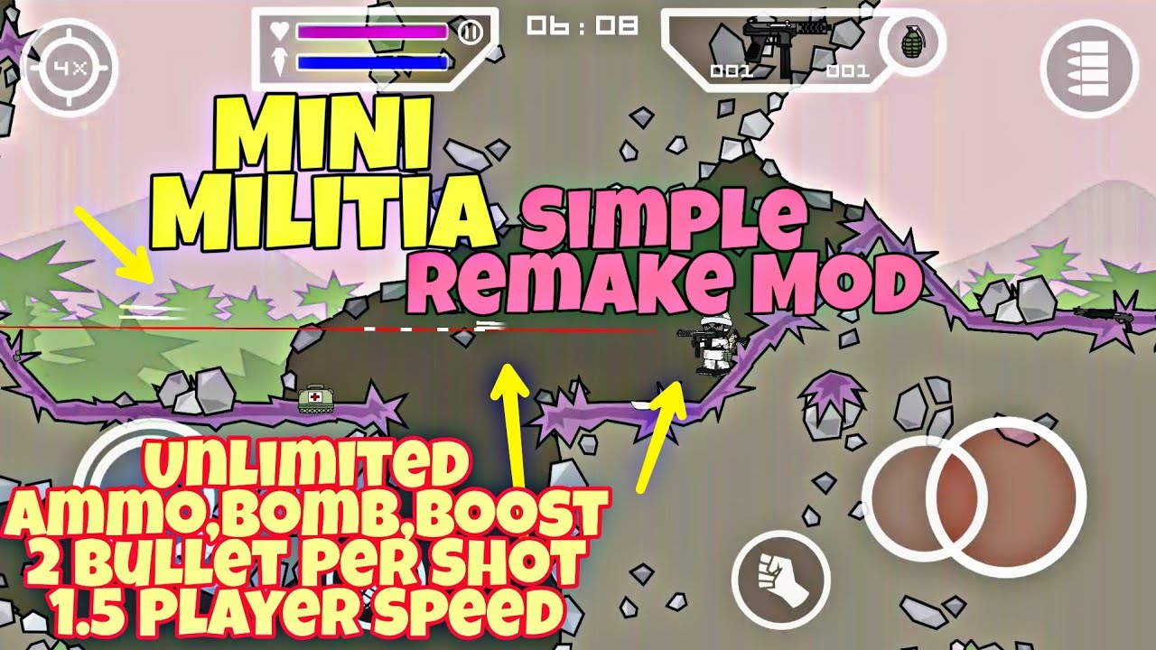 Mini Militia Simple Remake Mod New Best 2020 Mod Mini