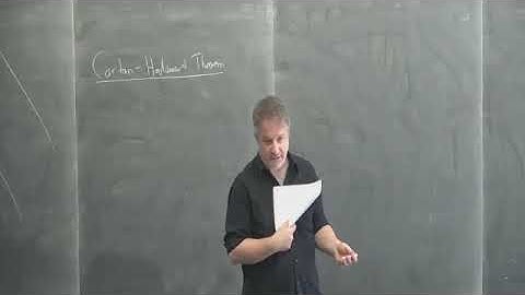 Lecture 12 | Topics in Geometry and Topology: A Second Course in Riemannian Geometry