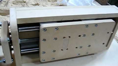 New CNC router: Z axis test