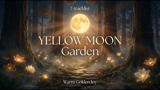 A Soft Joy Before Dusk 🌙 Yellow Moon Garden | Warm Ambient screenshot 4