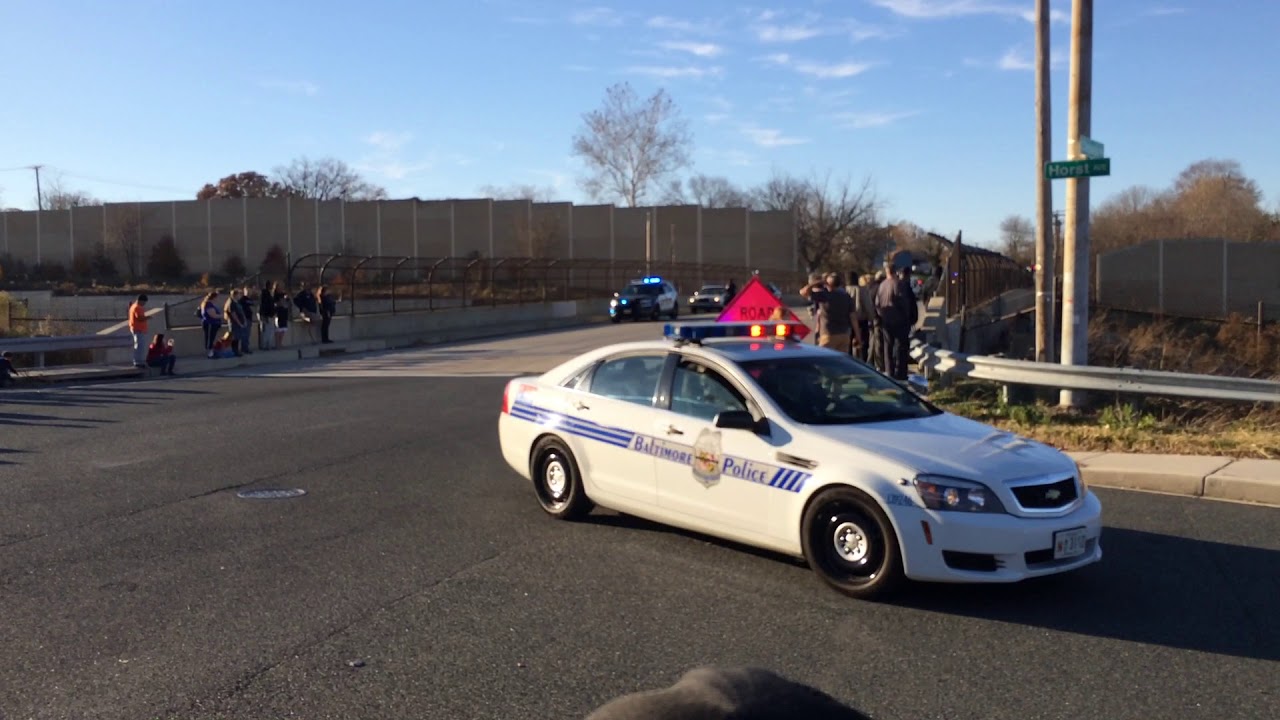 Baltimore Police Detective Sean Suiter's Funeral Procession YouTube