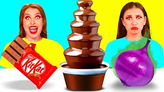 Défi De La Fontaine À Chocolat | Bataille Alimentaire Épique par BaRaFun Challenge