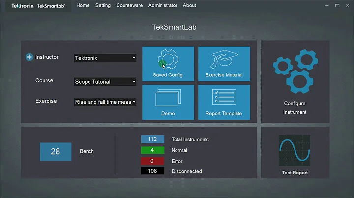 Setting Up Tektronix Teksmartlab Part 4 Feature Demo