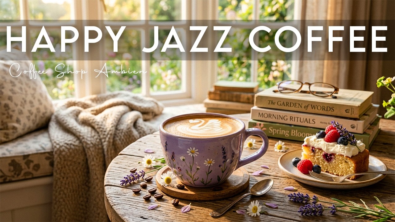 Happy Jazz Coffee ☕ Bossa Nova background for Studying, Working