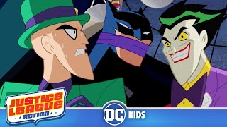 The Joker Riddles The Riddler?! | Justice League Action #aprilfools | @dckids