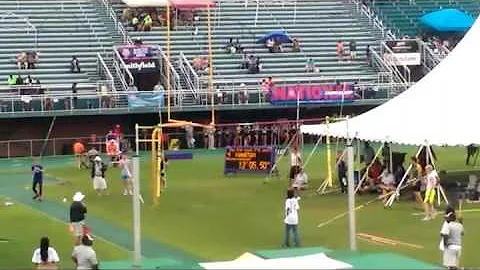 Vaulting at Junior Olympics