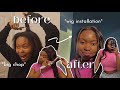 Glow up transformation beauty supply haul  cutting my natural hair  beginner wig installation