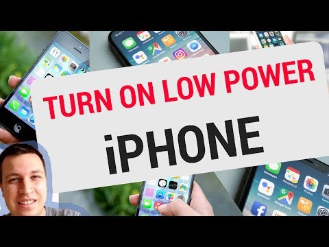 How to turn on/off LOW POWER MODE iPhone?