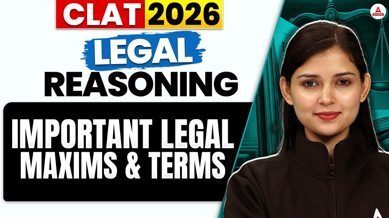 CLAT 2026 | Legal Reasoning | Important legal maxims and terms - Legal ...
