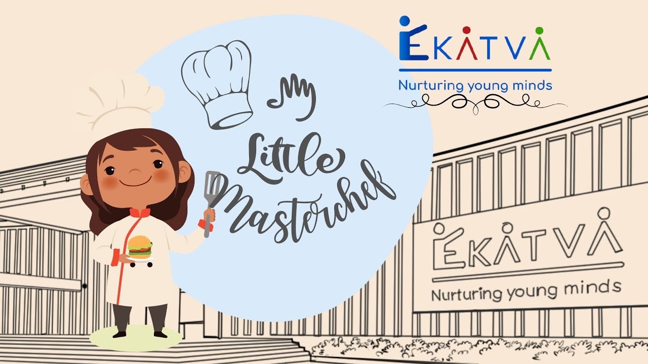 🎉 Ekatva School Master Chef Competition: Student Chefs Battle It Out! 🍳👩‍🍳