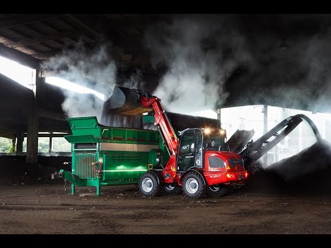 Weidemann – Radlader 2080 und 3080T Einsatz auf einem Recyclinghof