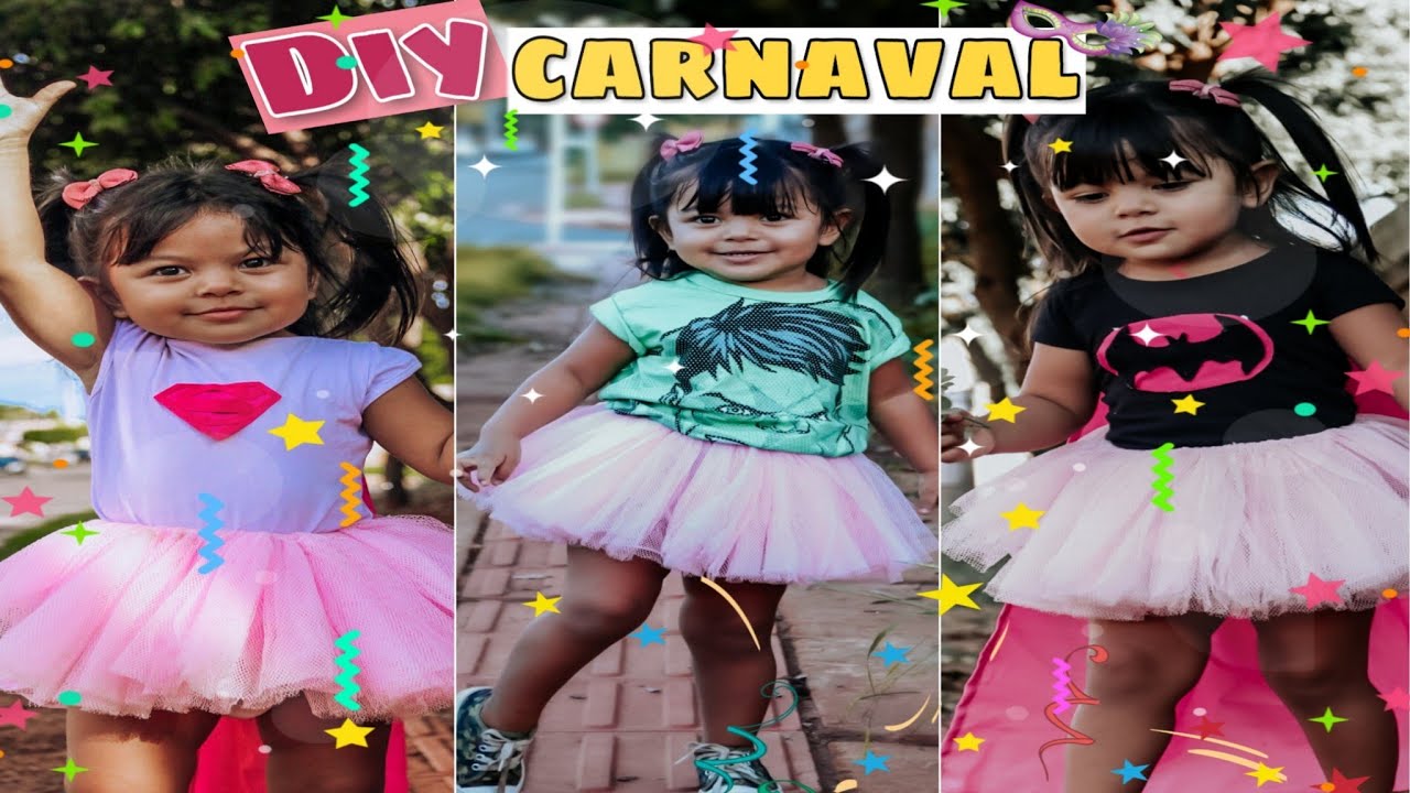 Como fazer uma fantasia carnaval infantil facil
