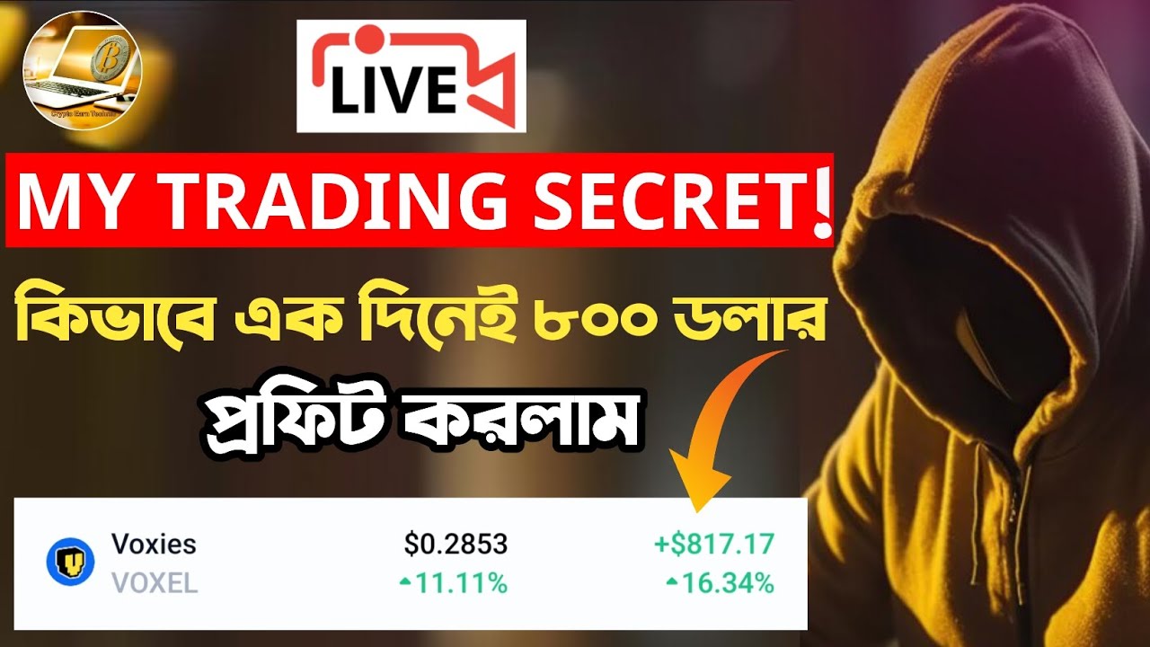 কিভাবে আমি এক দিনে ৮০০ ডলার প্রফিট করলাম? My Trading Secret! Smart