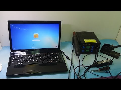Ноутбук Lenovo G580 не включается. Разборка и ремонт
